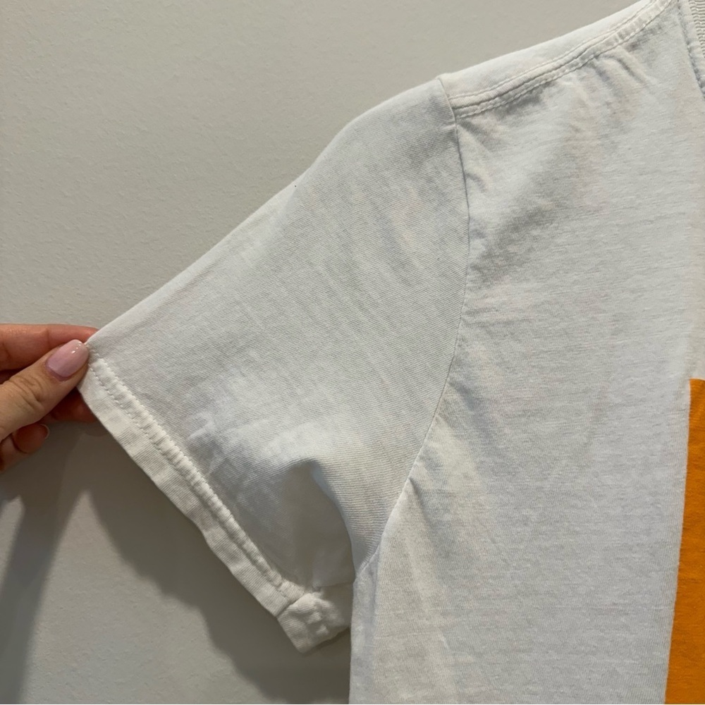 Urban Outfitters Graphic Tee Tshirt White Small Motivational Happy Smiley Summer - Picture 6 of 12